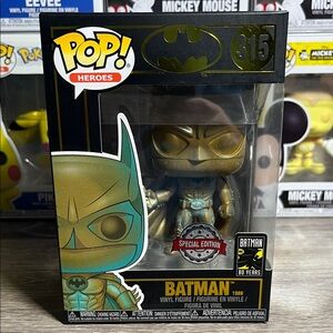 Funko Pop! Heroes Batman Gold and Black Vinyl Figure